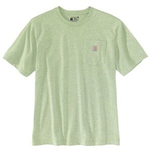 Carhartt Lime Workwear Pocket T-Shirt Loose Fit K87 size Large